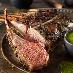 Eine Fleischspezialität vom Lamm