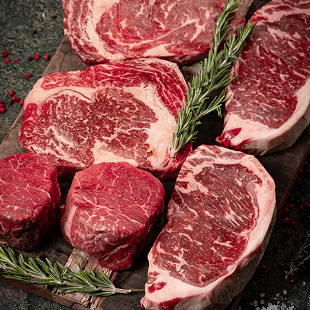 Eine Auswahl von Fleischspezialitäten aus Uruguay